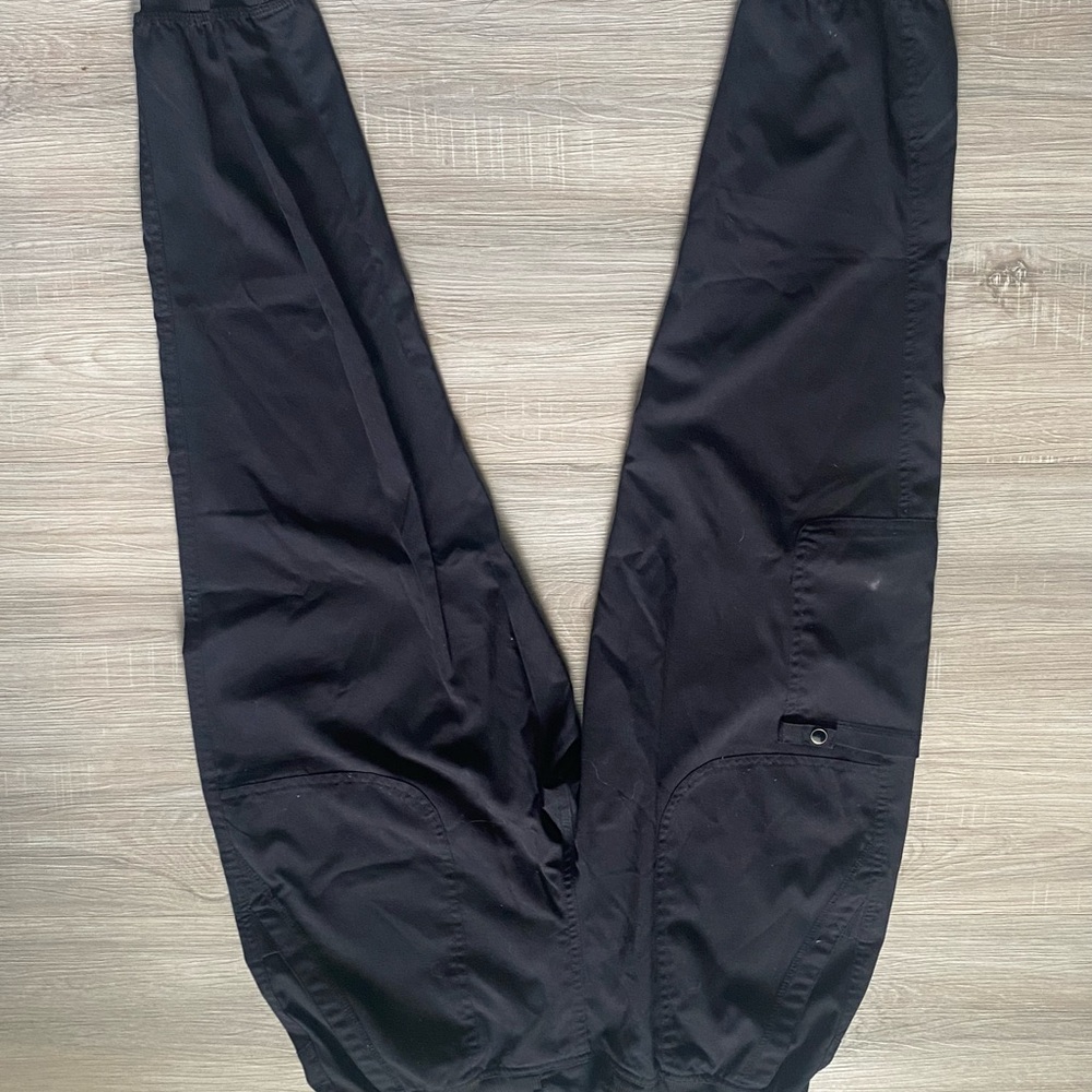 Med scrubs Men's Black Cargo Pants